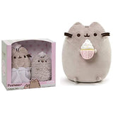 GUND Baking Pusheen Collectible Set and Cupcake Plush Bundle