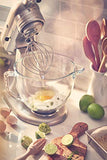 KitchenAid KSM155GBSR 5-Qt. Artisan Design Series with Glass Bowl - Sugar Pearl Silver