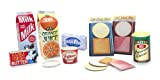 Melissa & Doug Fridge Groceries Play Food Cartons (8pc) - Toy Kitchen Accessories