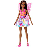 Barbie Dreamtopia Dress Up Doll Gift Set, approx. 12-inch, Brunette with 3 Fashions