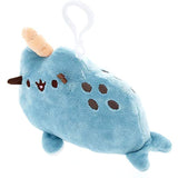 Claire's Girl's Pusheen Pusheenimals Narwhal Plush Toy Clip - Blue