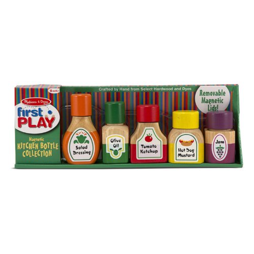 Melissa and Doug Magnetic Kitchen Bottle Collection