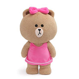 GUND LINE Friends Choco Standing Plush Stuffed Animal Bear, Brown, 14"
