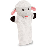 Farm Friends 4-Piece Hand Puppets Gift Set + FREE Melissa & Doug Scratch Art Mini-Pad Bundle