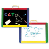 Melissa and Doug Magnetic Chalk / Dry Erase Board with Magnetic Wooden Alphabet and Numbers Bundle