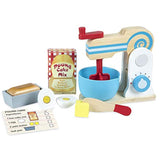 Melissa & Doug Spin & Swipe Wooden Cash Register (Developmental Toy, Great Gift for Girls and Boys - Best for 3, 4, 5, and 6 Year Olds) Bundle Make-A-Cake Mixer Set