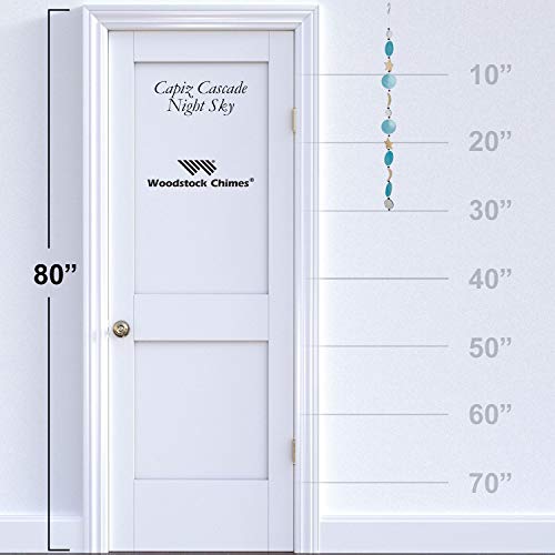 Woodstock Chimes CCDNS The Original Guaranteed Musically Tuned Chime Asli Arts Collection, Capiz Cascade - Night Sky