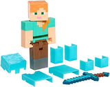 Minecraft Alex In Diamond Armor Figure