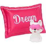Barbie Relaxation Doll, Brunette, with Puppy and 8 Accessories, Including Pillow, Journal and Sleep Masks, Gift for Kids 3 to 7 Years Old