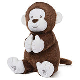 GUND Animated Clappy Monkey Singing and Clapping Plush Stuffed Animal, Brown, 12"