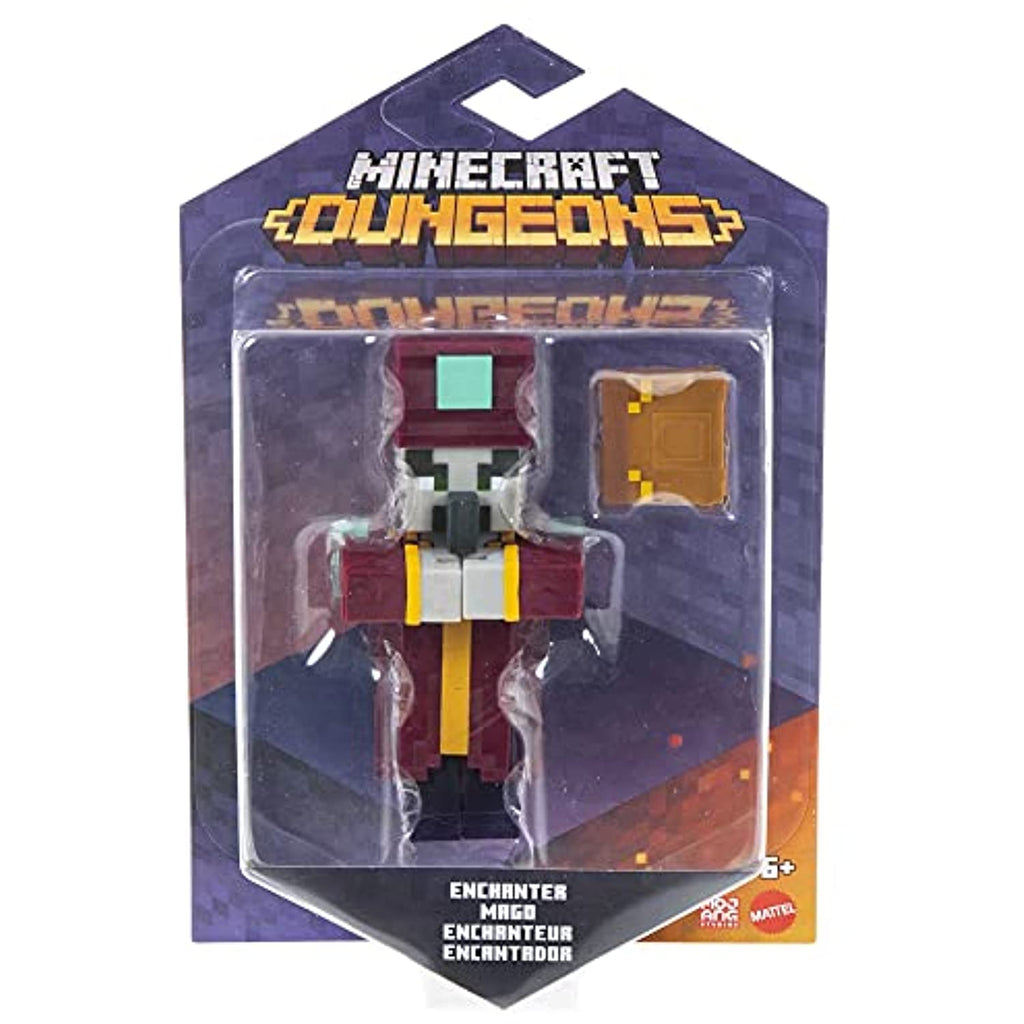 Minecraft Dungeons 3.25-in Collectible Battle Figure and Accessories, Based on Video Game, Imaginative Story Play Gift for Boys and Girls Age 6 and Older