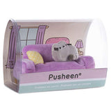 GUND Pusheen at Home Plush and Pink Couch Collector Set of 2