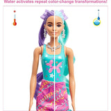 Barbie Color Reveal Doll, Glittery Purple with 25 Hairstyling & Party-Themed Surprises Including 10 Plug-in Hair Pieces, Gift for Kids 3 Years Old & Up