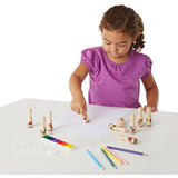 Melissa & Doug Stamp Set Bundle Happy Handles and Deluxe Happy Handles