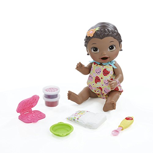 Baby Alive Super Snacks Snackin' Lily (African American) (Amazon Exclusive),Multicolor