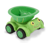 Melissa & Doug Sunny Patch Tootle Turtle Dump Truck Vehicle Toy
