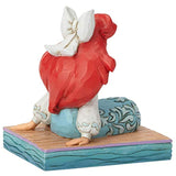 Enesco Disney Traditions by Jim Shore Ariel Personality Pose Figurine, 3.5 Inch, Multicolor