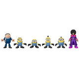 Minions: The Rise of Gru Fisher-Price Imaginext Figure Pack, set of 6 film character figures