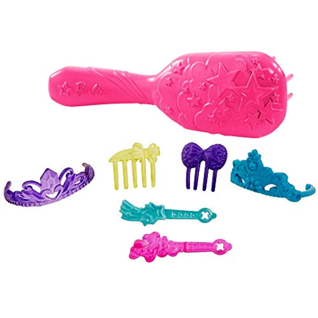 Barbie Dreamtopia Mermaid Doll (13-Inch) with Extra-Long Two-Tone Fantasy Hair, Hairbrush, Tiaras and Styling Accessories, Gift for 3 to 7 Year Olds