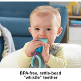 Fisher-Price Just for Kicks Gift Set, 3 Soccer-Themed Infant Activity Toys for Newborn Babies from Birth & Up, Multi
