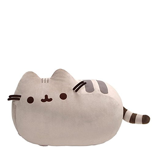 GUND Pusheen Cat Super Jumbo Plush Stuffed Animal, Gray, 41"