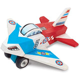 Melissa & Doug Wooden Airplane Decorate-Your-Own Kit + FREE Scratch Art Mini-Pad Bundle [95181]