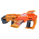 Nerf Doomlands Blaster Double Dealer Toy Blaster with Two 12-Dart Clips & 24 Official Elite Darts for Kids, Teens, & Adults, Orange, Standard