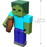 Minecraft Zombie 3.25" scale Video Game Authentic Action Figure with Accessory and Craft-a-block