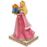 Enesco Disney Traditions By Jim Shore Christmas Aurora Figurine
