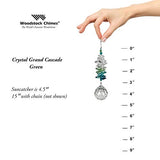 Woodstock Chimes CCGG Rainbow Makers Crystal Grand Cascade Suncatcher, Green
