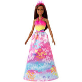 Barbie Dreamtopia Dress Up Doll Gift Set, approx. 12-inch, Brunette with 3 Fashions