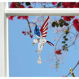 Woodstock Chimes Rainbow Makers Crystal Fantasy Suncatcher, Liberty Eagle