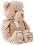 Baby GUND My First Teddy Musical Lullaby Stuffed Animal Plush Pull Down, Brown, 10