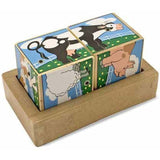 Farm Themed 2-Piece Sound Blocks + FREE Melissa & Doug Scratch Art Mini-Pad Bundle [11969]