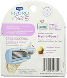 Schick Hydro Silk Moisturizing Razor Blade Refills for Women with Shower Hanger, 4 Count