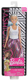 Barbie Fashionistas Doll with Long Blue and Platinum Blonde Hair Wearing ‘Dream All Day’ Tank, Striped Skirt and Accessories, for 3 to 8 Year Olds