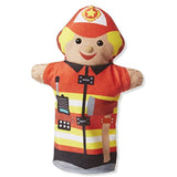 Melissa & Doug Jolly Helpers 4-Piece Hand Puppets Gift Set + Free Scratch Art Mini-Pad Bundle [90865]
