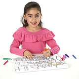 Melissa & Doug Jumbo Coloring Pad (11 X 14) - Town, 50 Pictures, Multi