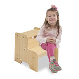 Melissa & Doug Wooden Step Stool - Natural