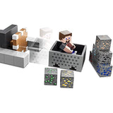 Minecraft Minecart Mayhem Playset with Steve Character Figure, Launching Cart and Accessories, Creation, Exploration and Survival Game for Kids Ages 6 Years and Older