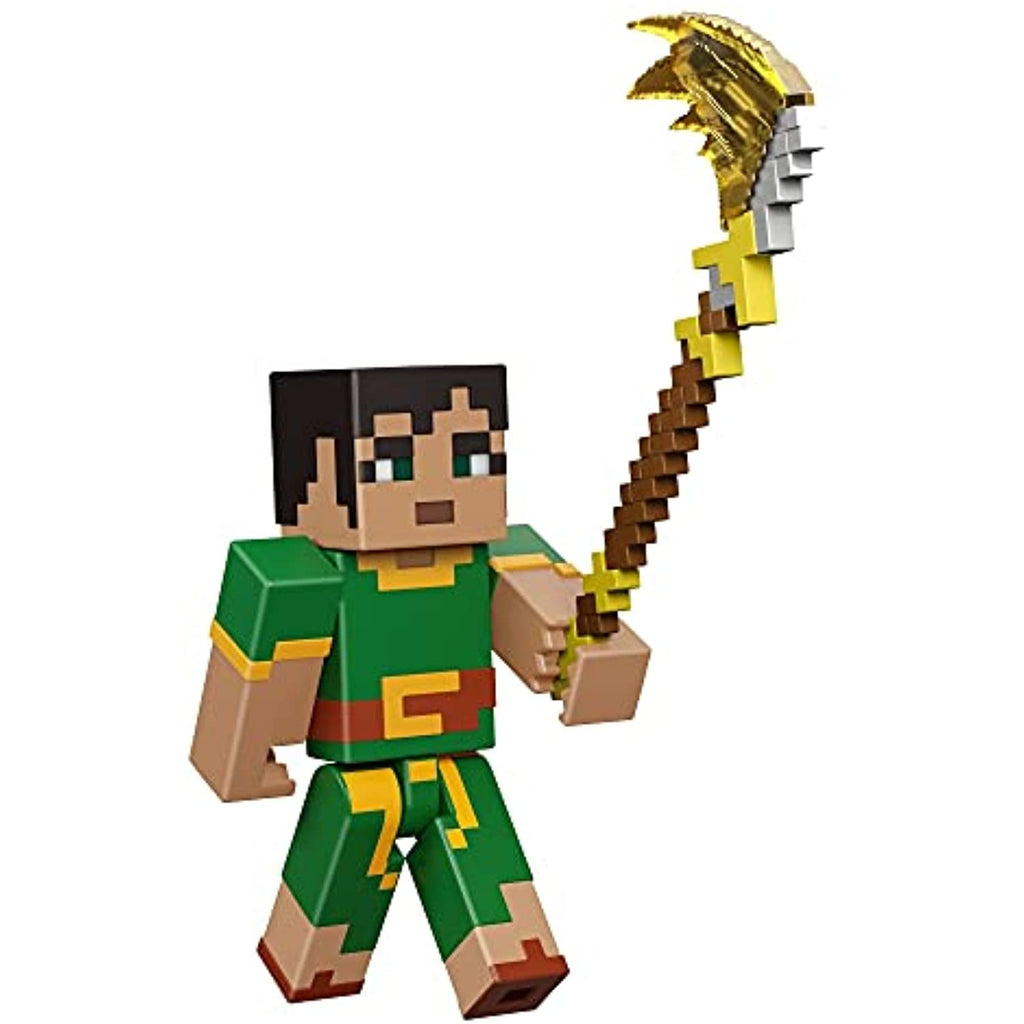 Minecraft Dungeons |Jade |3.25-in Collectible Battle Figure & Accessories GTT60