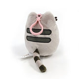 GUND Pusheen Snackable Donut Cat Plush Stuffed Animal Backpack Clip, Gray, 5"