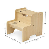 Melissa & Doug Wooden Step Stool - Natural