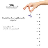Woodstock Chimes CGAT Rainbow Makers Suncatchers Crystal Guardian Angel, Amethyst [April]