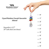 Woodstock Chimes CCAL Rainbow Makers Suncatcher, 10-Inch Long, Crystal Brilliance Cascade - Almond