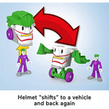 Imaginext Head Shifters The Joker Figure and Laff Mobile Transforming Vehicle