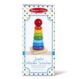 Melissa & Doug Wooden Jumbo Stacker - Classic