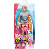 Barbie Dolphin Magic Ken Doll Puppy and Surfboard