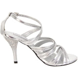 Touch Ups Women's Mitzi Ankle-Strap Sandal,Silver,5 M US