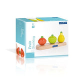 Guidecraft Fruit Stacking, Manipulative Toddler Toy - Kids Early Learning Development Toys